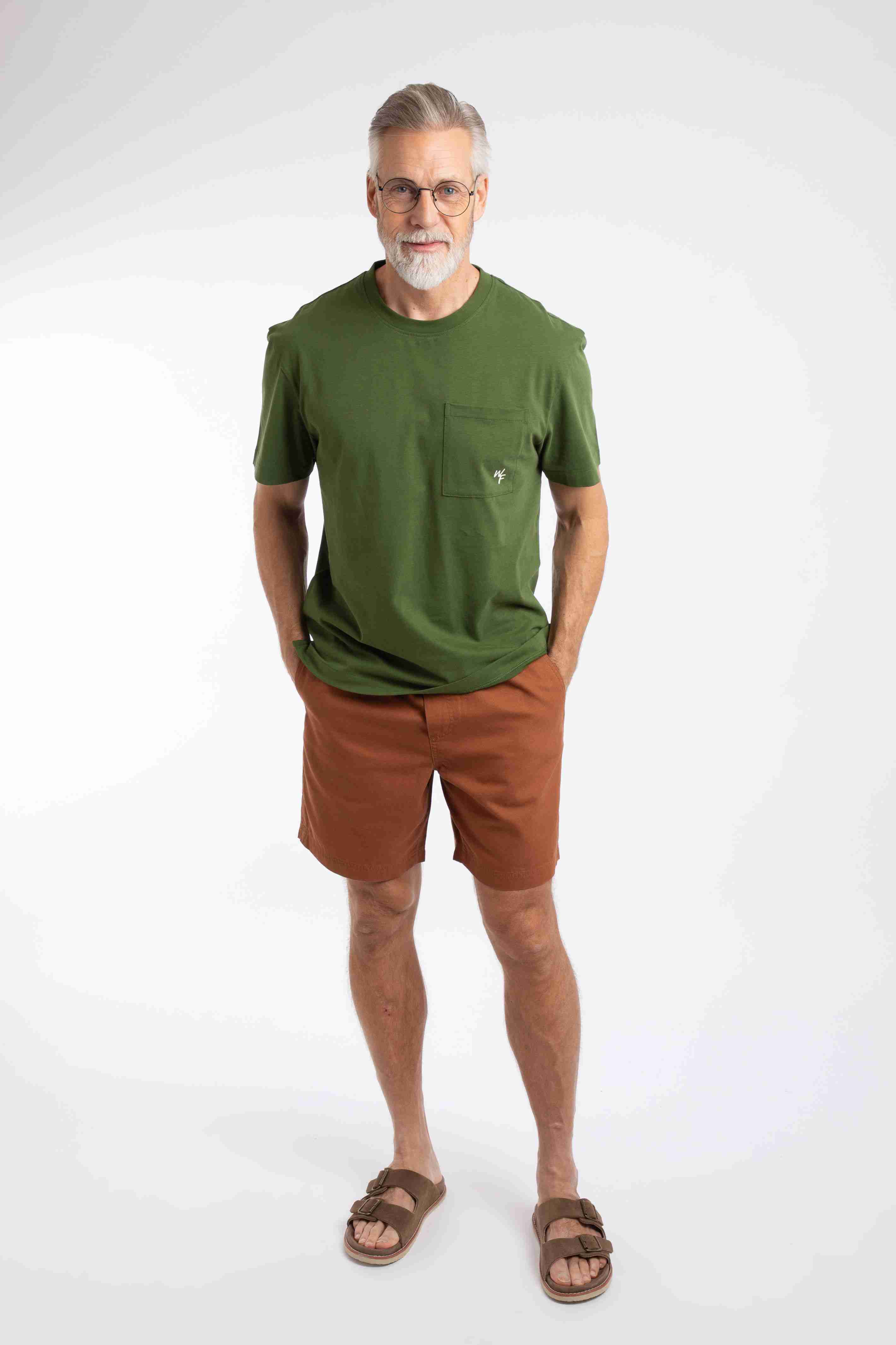 Keaton Super Soft Pocket T-Shirt Ginko Green