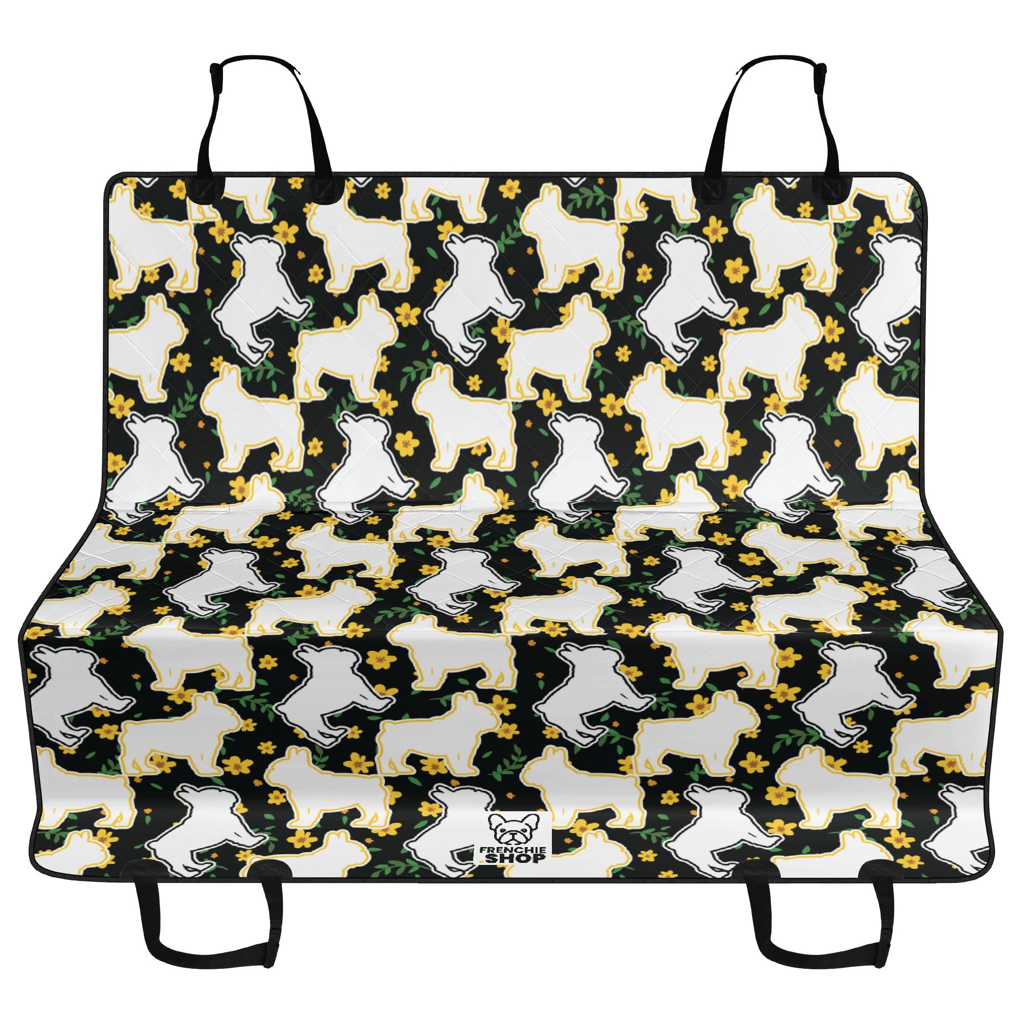Pickle - Frenchie Car Pet Seat Covers For French Bulldog Paw Protection