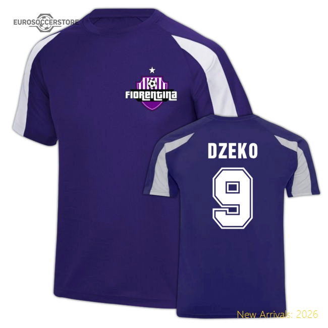 Best-Selling Edin Dzeko Fiorentina Sport Training Jersey (Purple)