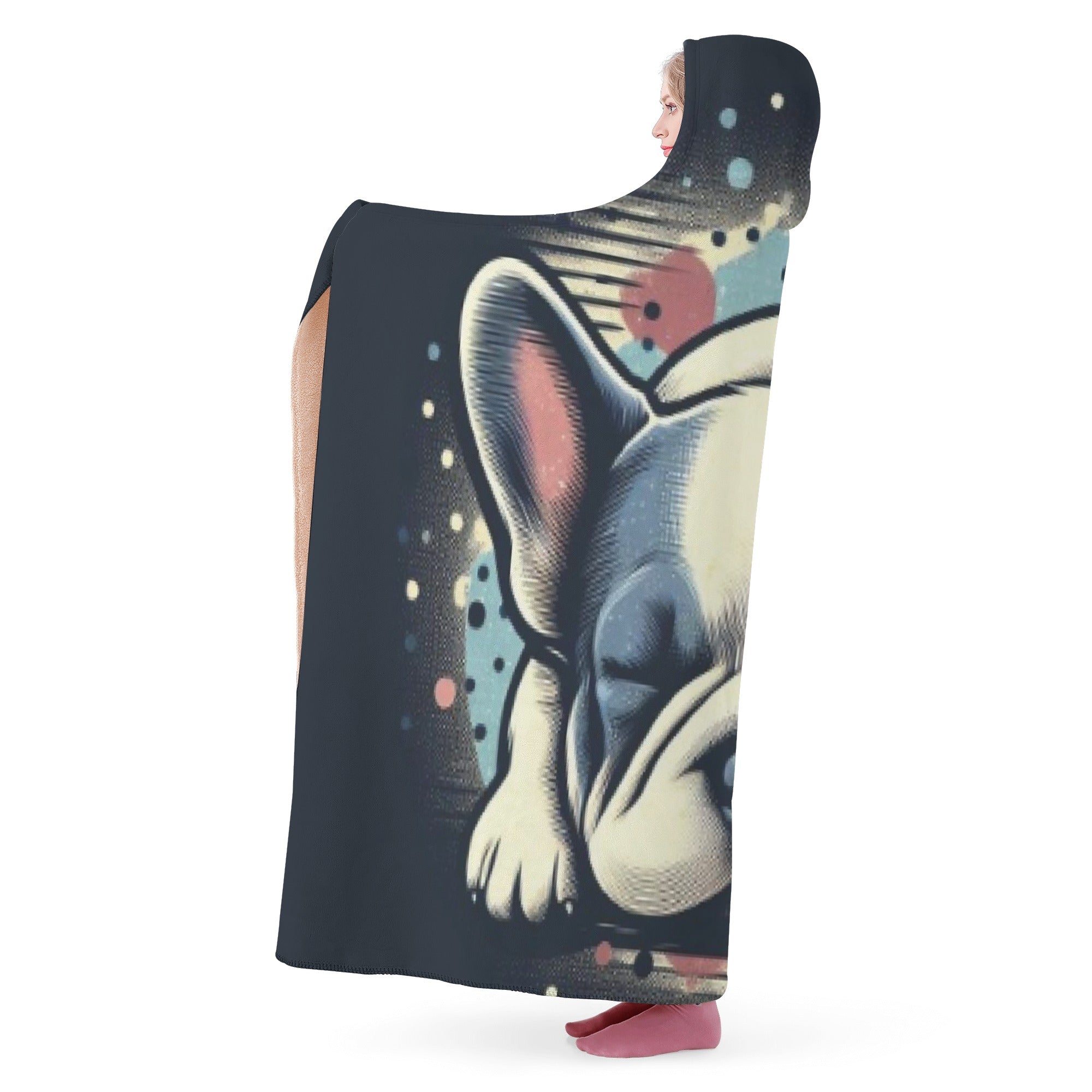 Premium Stylish Saint - Hooded Blanket for Pet Enthusiasts