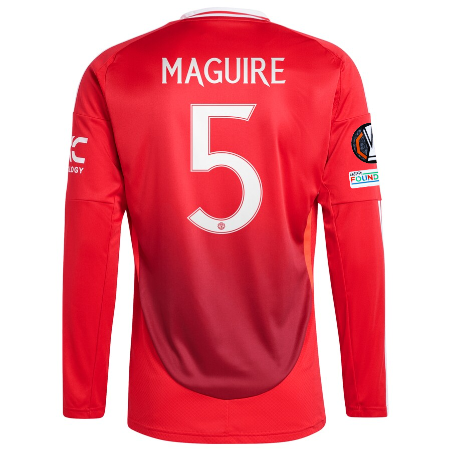 Manchester United Sleeve 2024-2025 UEL Home Jersey – Authentic Shirt