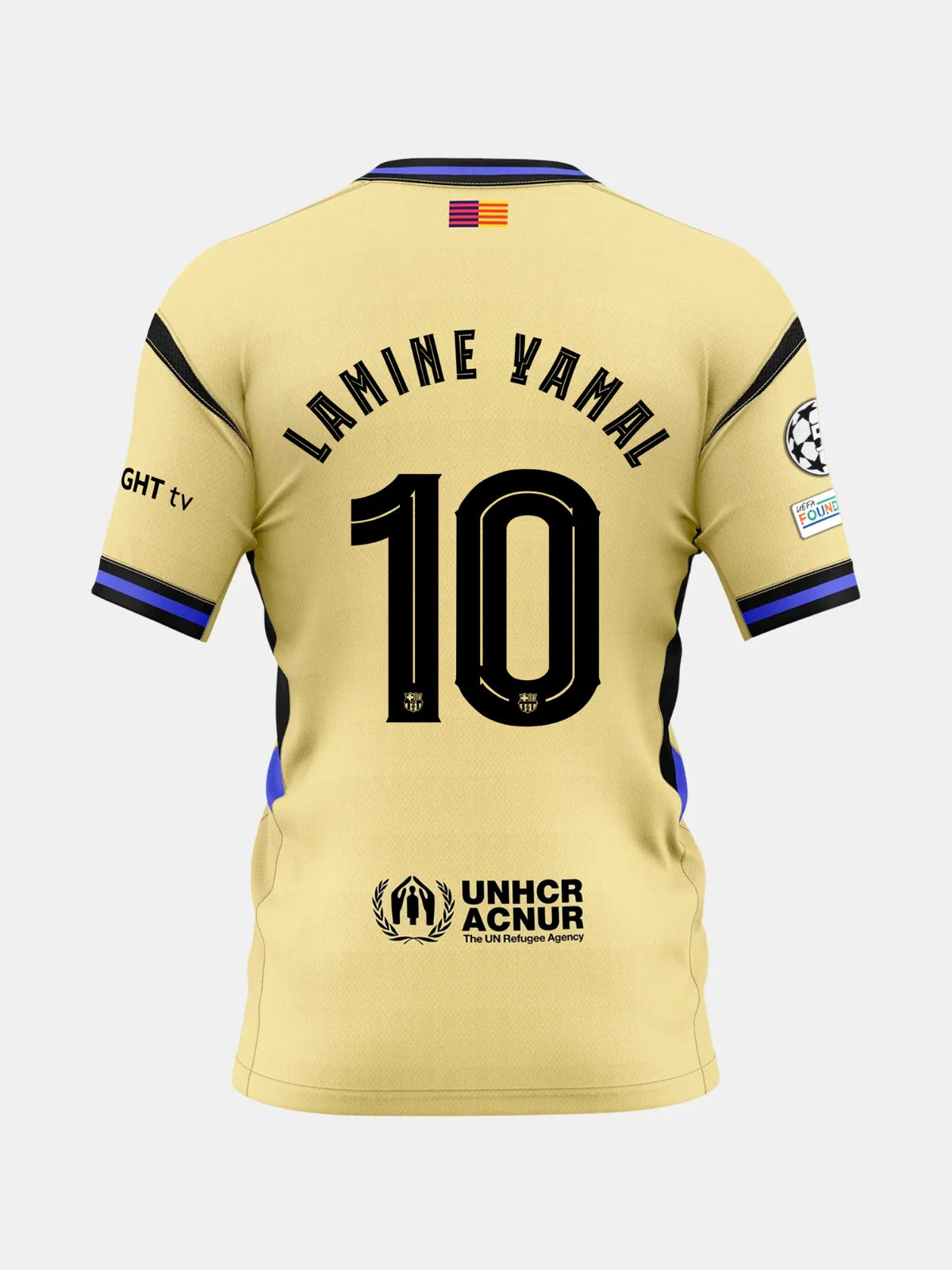 Player Version Barcelona LAMINE YAMAL #10 away jersey 25/26Authentic K