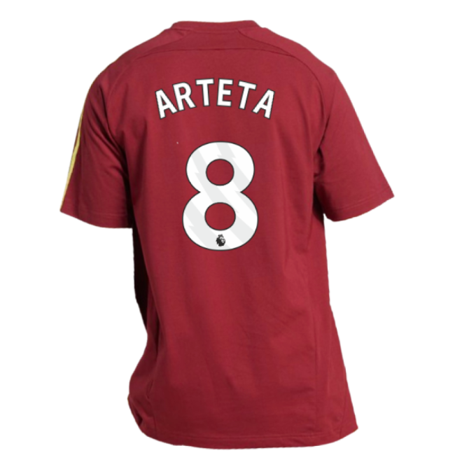 Arsenal 2025-2026 Ubp Football Tee (Noble Maroon) (Arteta 8)