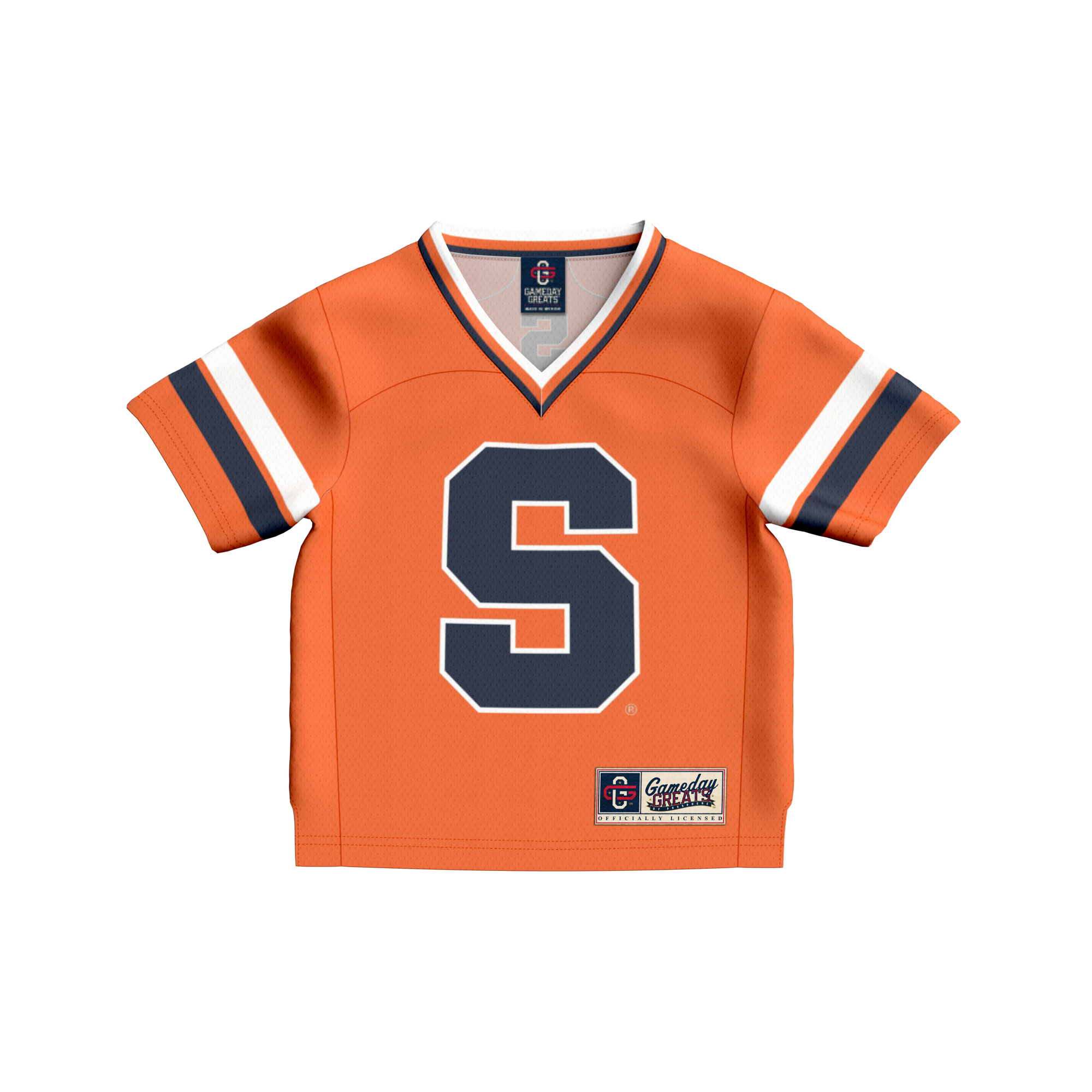 #1 Syracuse Orange GameDay Greats Toddler Lightweight Collegiate Football Fashion Jersey - Orange
