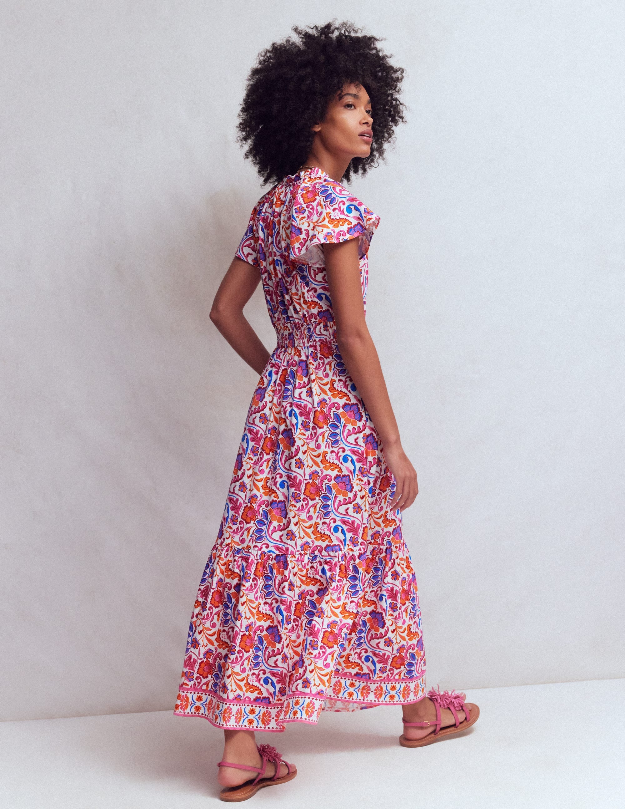Tala Tiered Jersey Maxi Dress