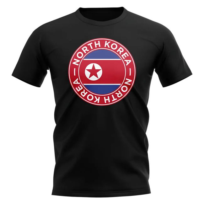 Fan-Favorite Premium-Quality North Korea Football Badge T-Shirt