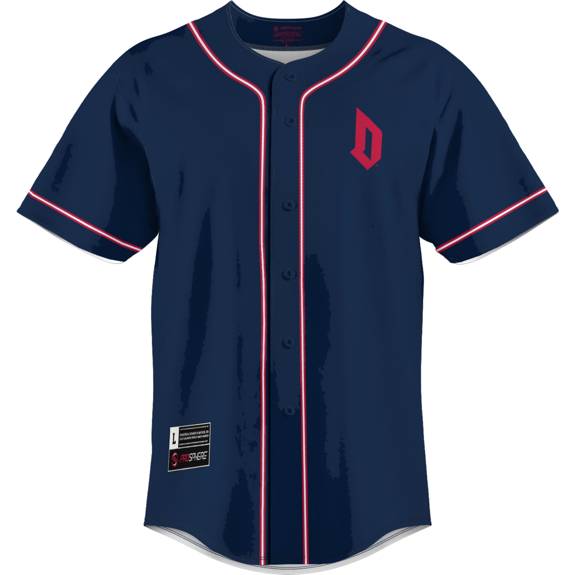 [DDG] Duquesne Dukes GameDay Greats Lightweight Baseball Jersey - Blue
