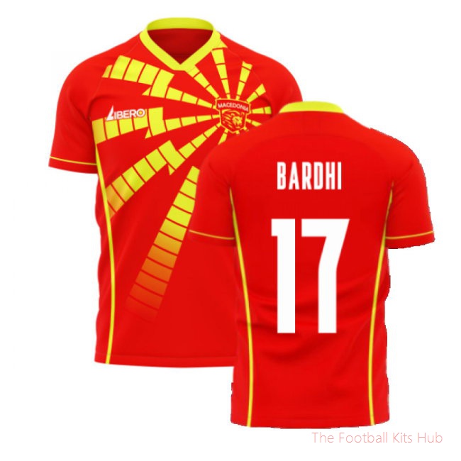[FPG] North Macedonia 2025/26 Home Shirt (Libero) (BARDHI 17)