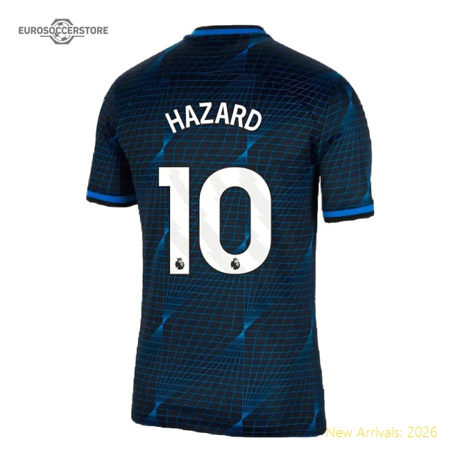 Authentic Away Chelsea Hazard Jersey 2023-2024 Moisture-wicking