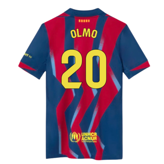 Authentic 2025-2026 Barcelona Fourth Shirt (Kids) (Olmo 20)