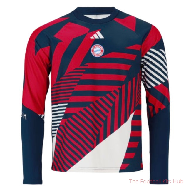 [EFKS] 2026-2027 Bayern Munich Pre-Match Warm Top Night Indigo