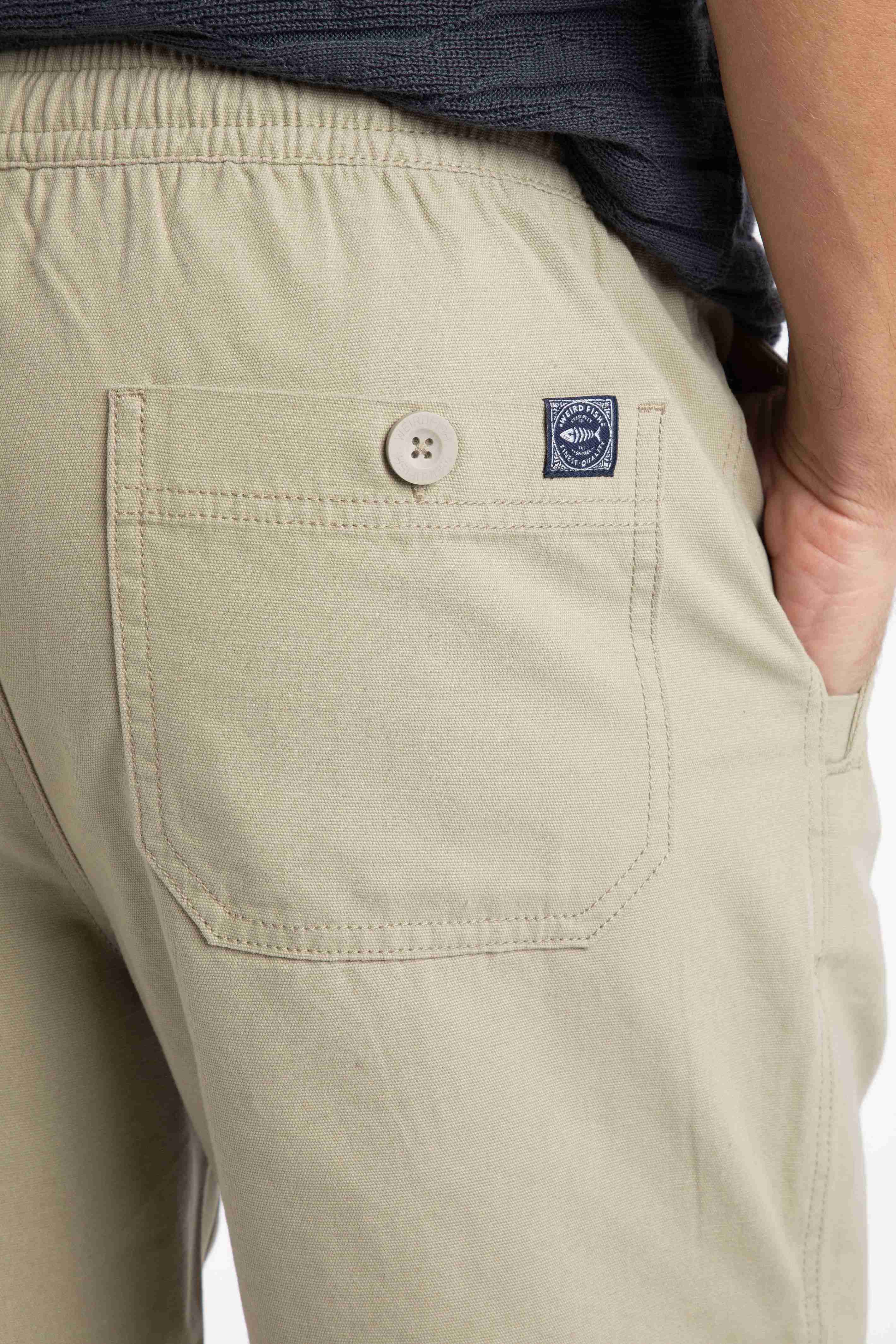 Weston Canvas Shorts Flint Stone