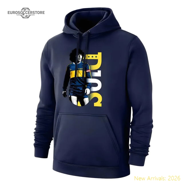 Boca National Teams D10S 21 Footer With Hood, Dark Blue Xsb (3-4 Years)