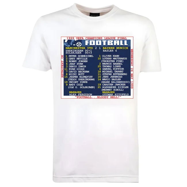 1999 MAN sophisticated Third Shirt - Adults | authentic