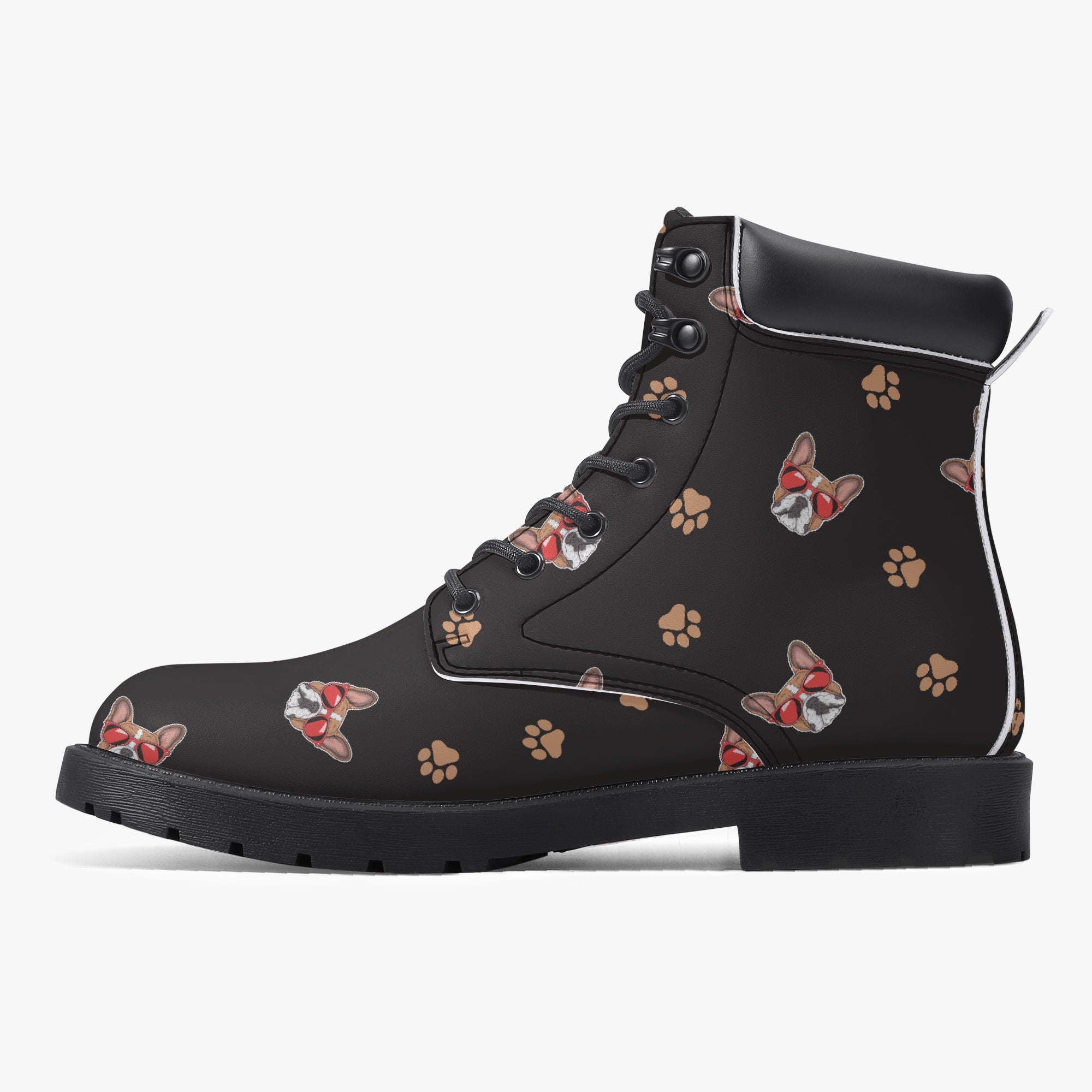 - Frenchie Lover Casual Leather Boot Indoor Comfort | Durable Build