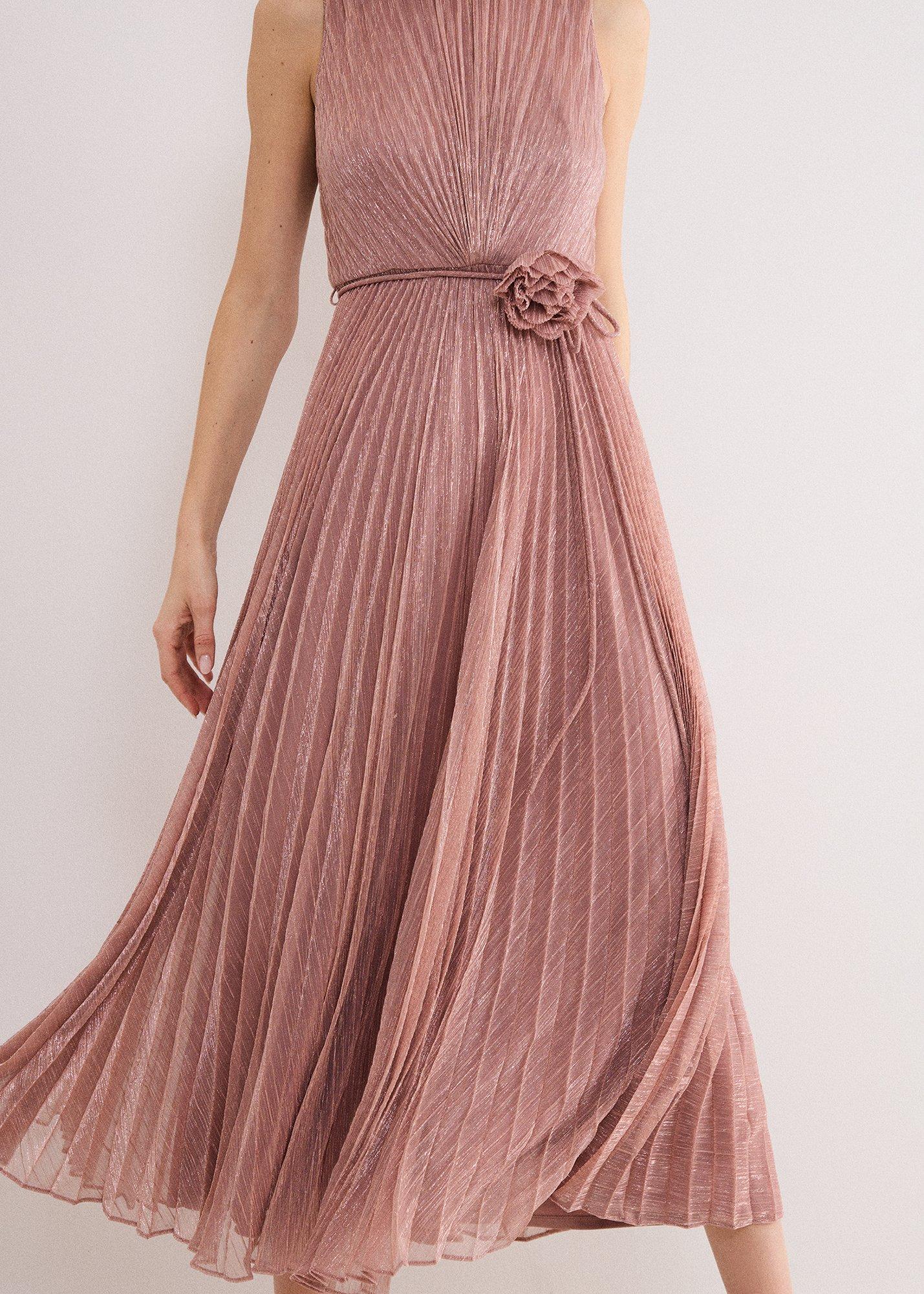 Simara Plisse Maxi Dress