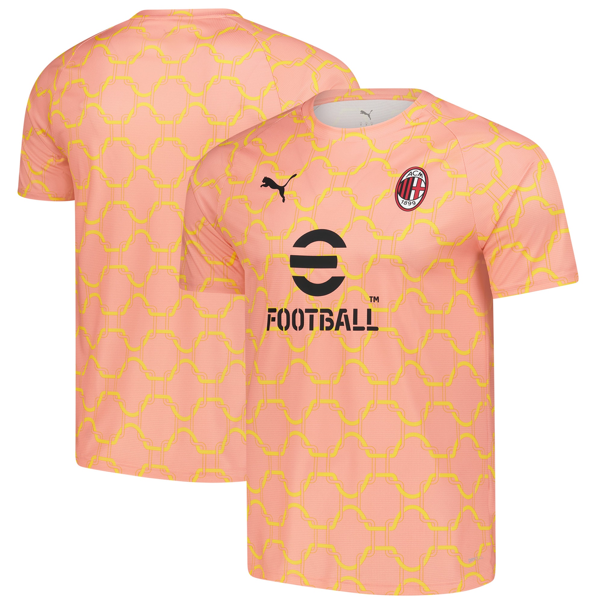 [SJH] AC Milan 2025/26 Pre-Match dryCell Training Jersey - Light Orange