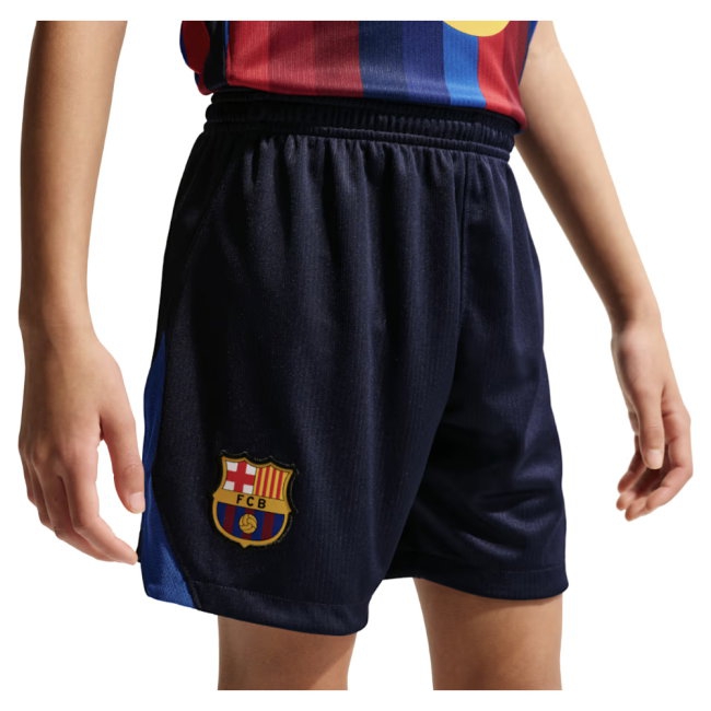 [DDJ] 2026-2027 Barcelona Home Shorts (Obsidian) - Kids
