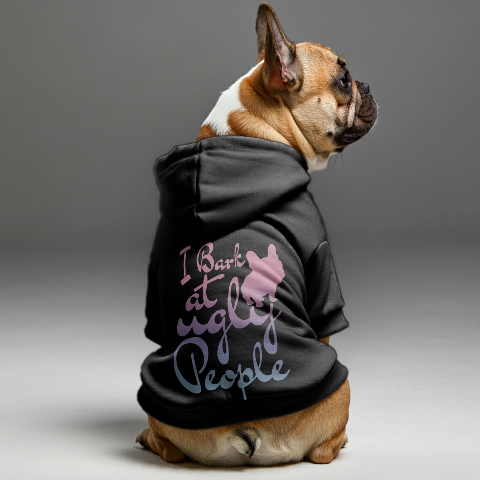 High-Quality Ugly People - Personalized French Bulldog Hoodies With F...