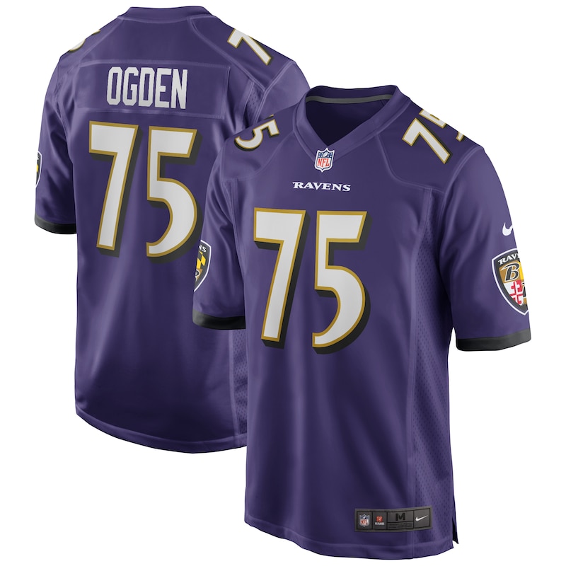 None Jonathan Ogden BAL Ravens Championship Officially Licensed Jersey