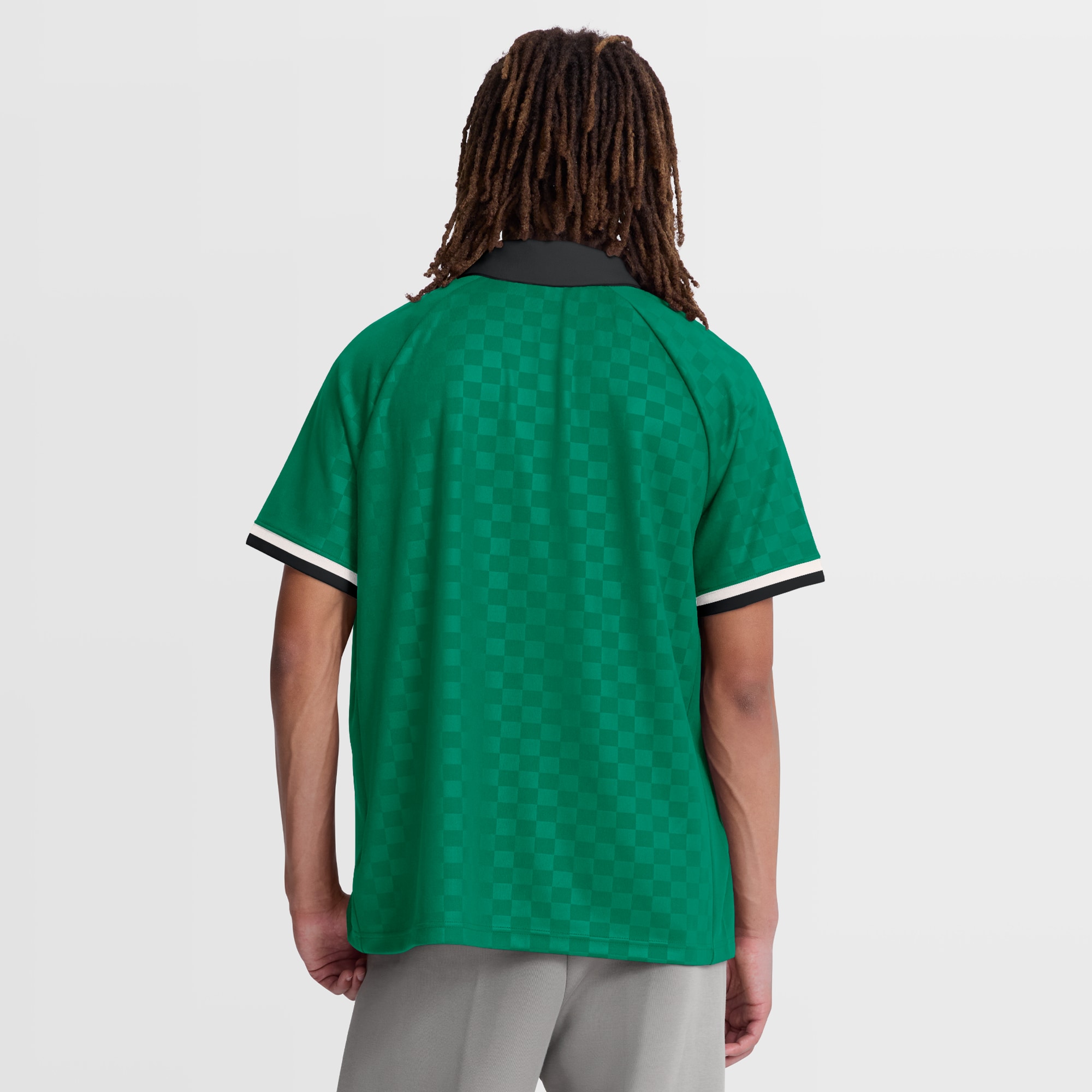 [SJH] Germany National Team Retro Raglan V-Neck Fashion Jersey - Green