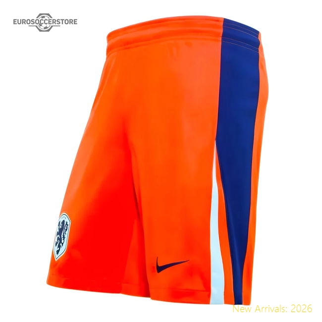 2024-2025 Netherlands Home Shorts (Orange)