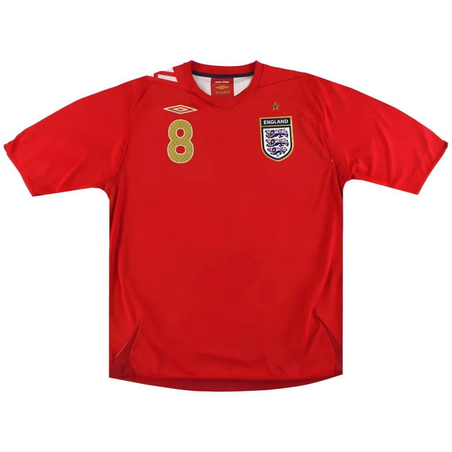 England 2006 Elite Style England Away Pro Level Shirt 2006-2007