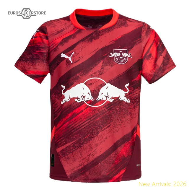 High-Quality 2024-2025 Red Bull Leipzig Away Shirt (Kids) (Sesko 30)