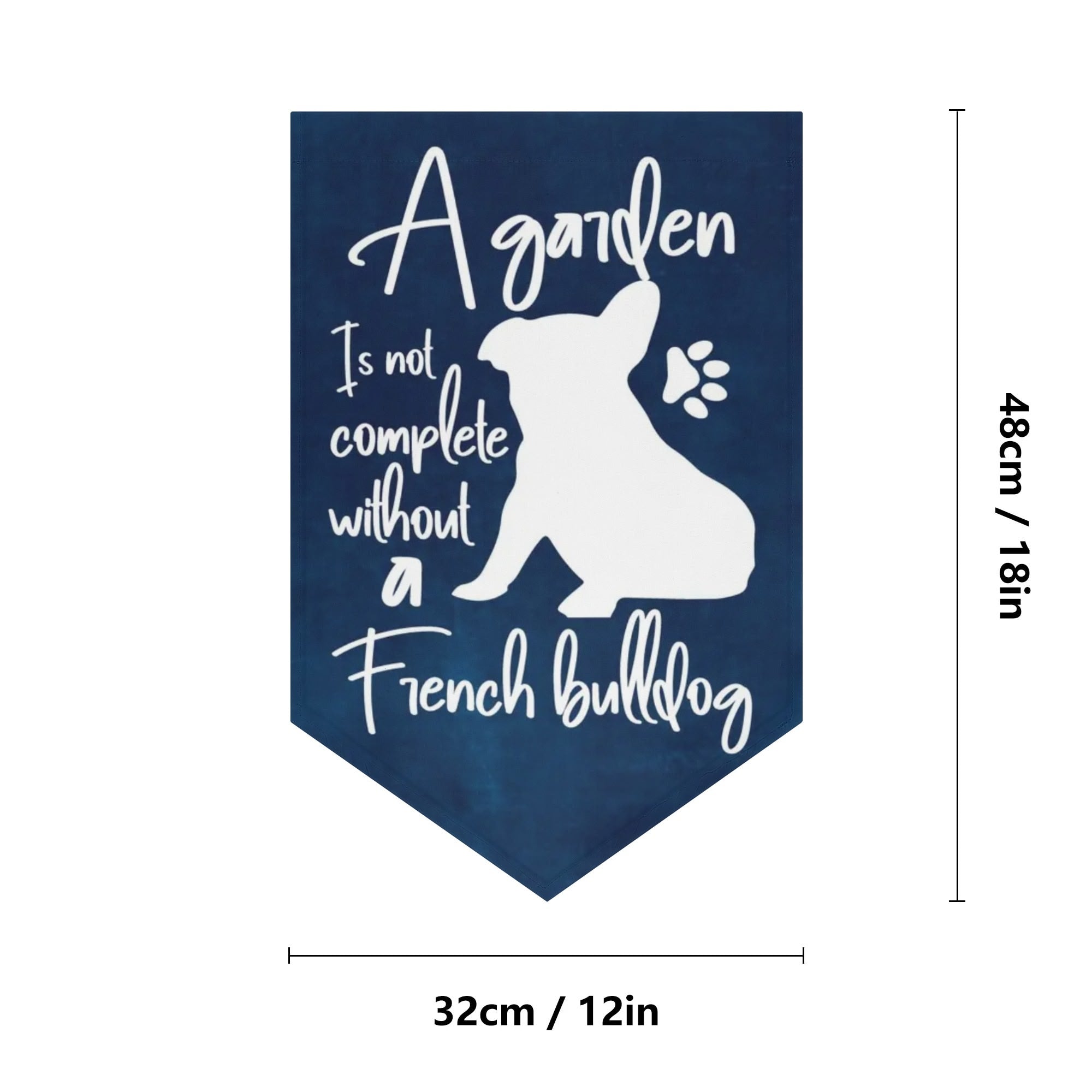 French Bulldog Lucy Garden Flag Banner Practical Pet Supply