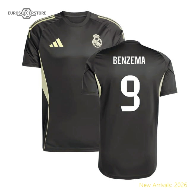 Best-Selling 2025-2026 Real Madrid Training Jersey (Utility Grey) (Benzema