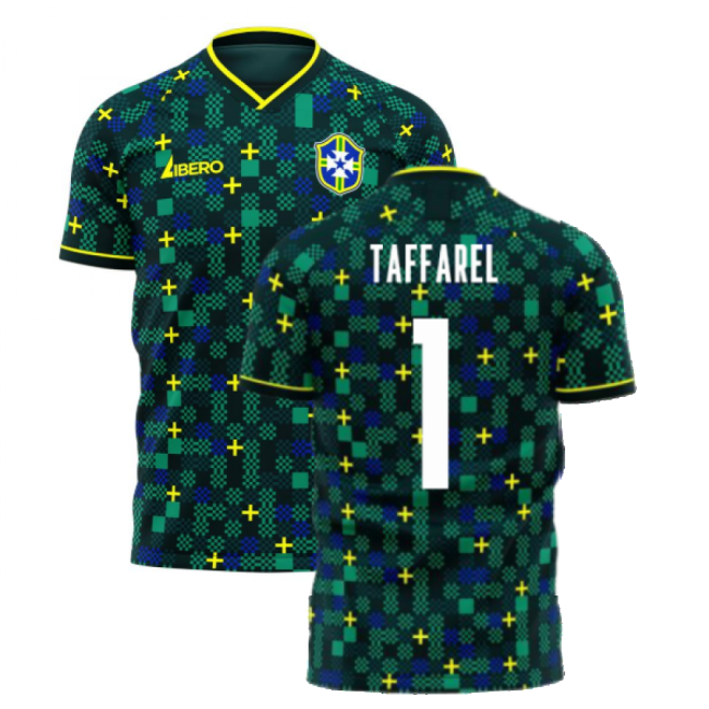 Soccer Brazil 2025-2026 Third Concept Football Kit (Libero) (Taffarel