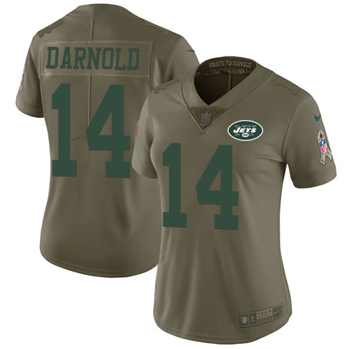NFL Y J Jets Sam Darnold #14 Team Color Limited Game Jersey - Premium