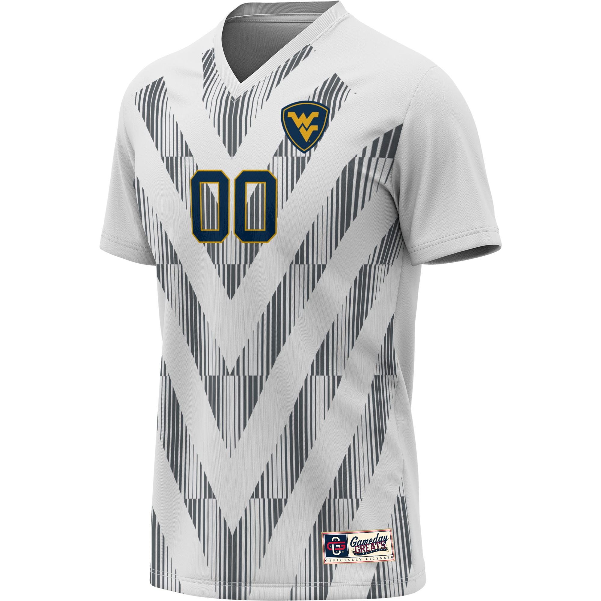 [LK] West Virginia Mountaineers GameDay Greats Youth Pick-A-Player NIL Lightweight Soccer Jersey - White