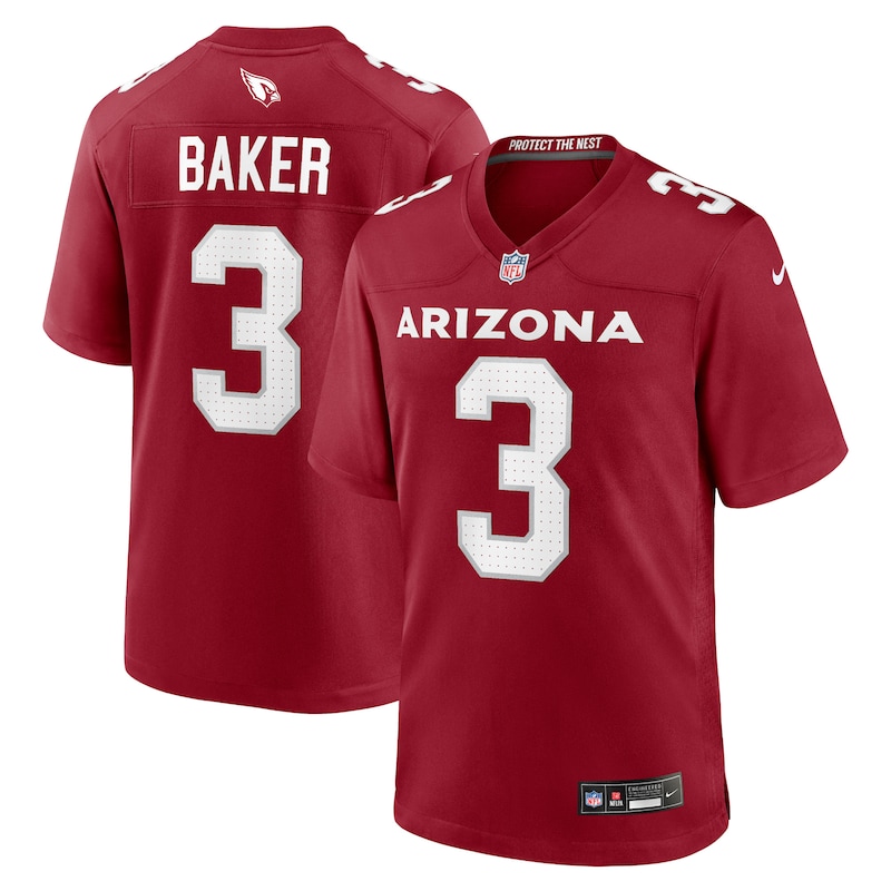 None Budda Baker Champion AZ Cardinals Top-Grade Jersey for NFL Fans