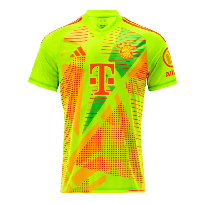 2024-2025 Home Shirt by Bayern Munich Goalkeeper (Adult