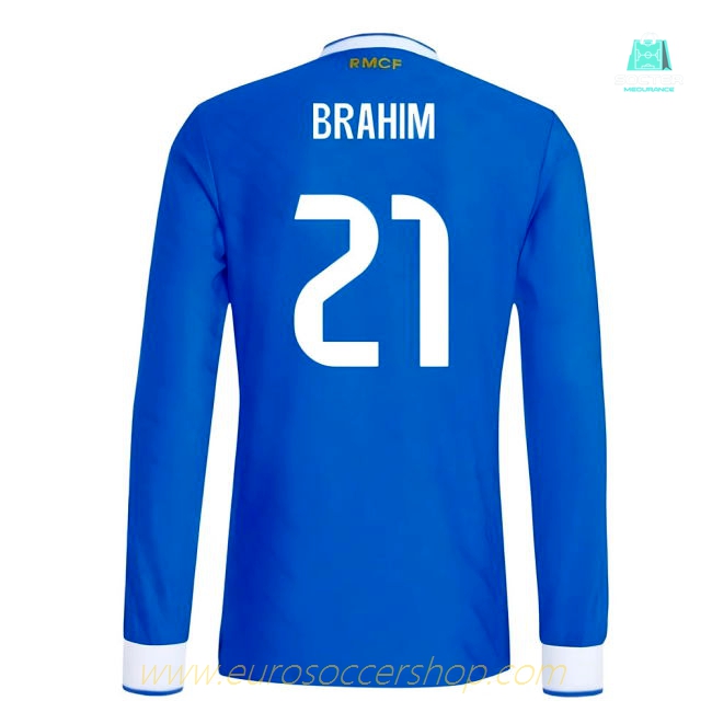 2025-2026 Real Madrid Authentic Long Sleeve Third Shirt (Brahim 21)