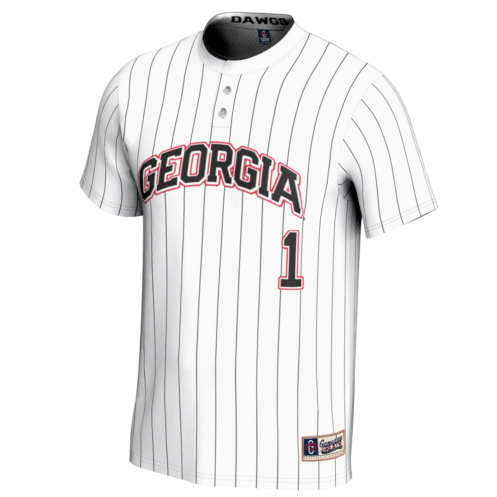 [DDG] Georgia Bulldogs GameDay Greats Youth Lightweight Softball Jersey - White