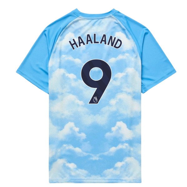 [LLS] 2026-2027 Man City Warm Up Jersey (Icy Blue) - Kids (Haaland 9)