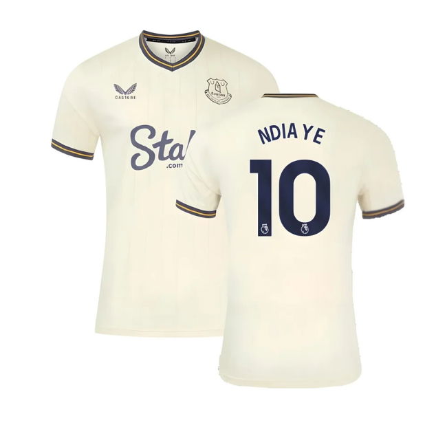 Everton 2024-20 Third Football Shirt Featuring Ndiaye 10 S