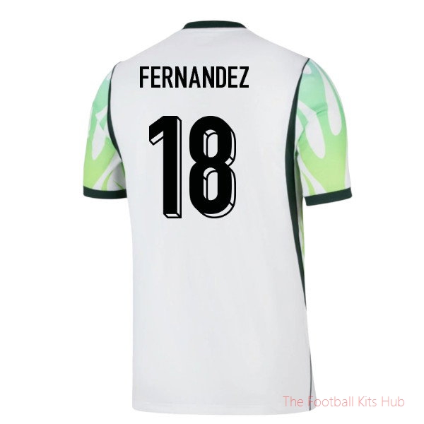 2026-2027 Nigeria Away Shirt Fernandez #18 Club Kit Match Jersey