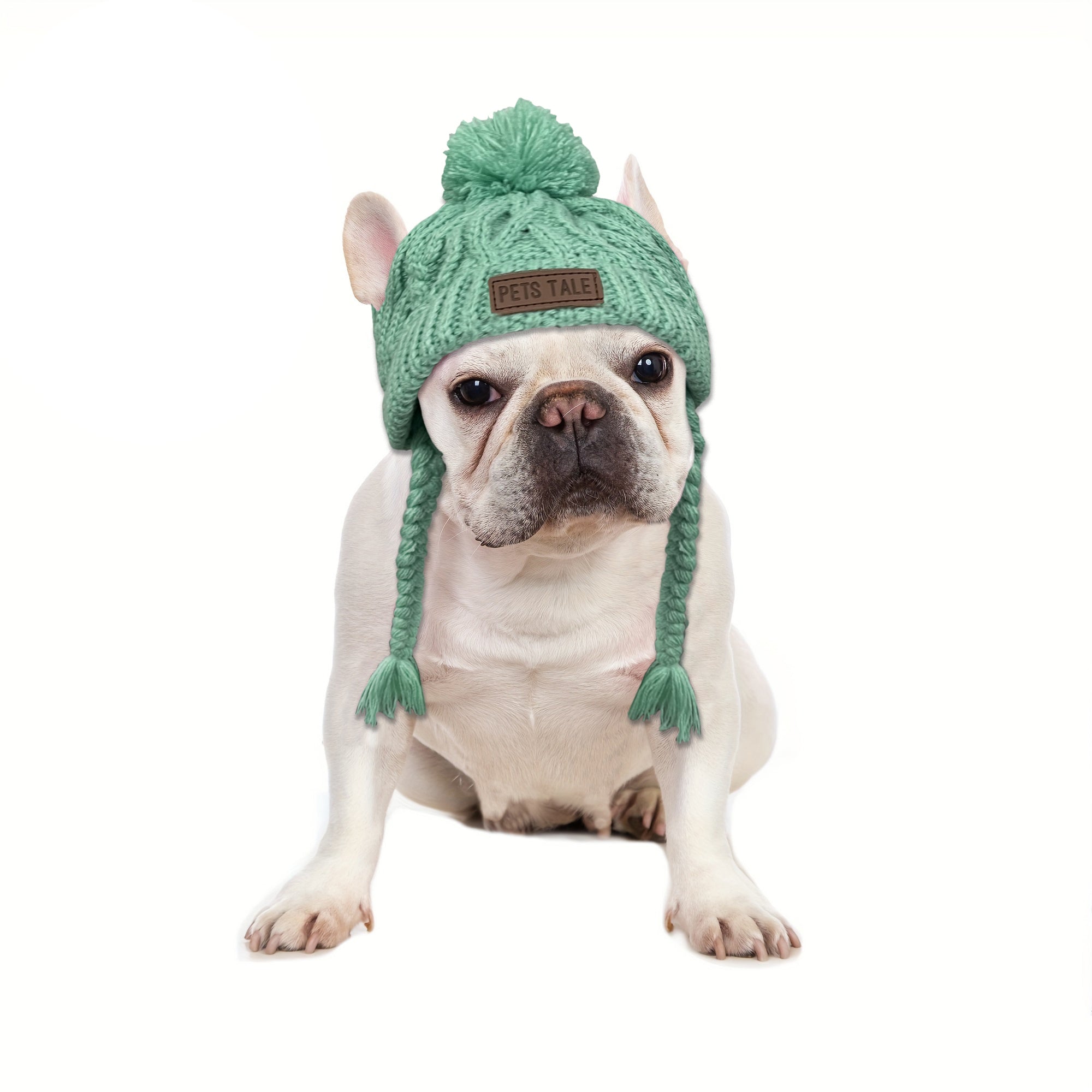CozyCouture Frenchie Knitted Soft Winter Hat