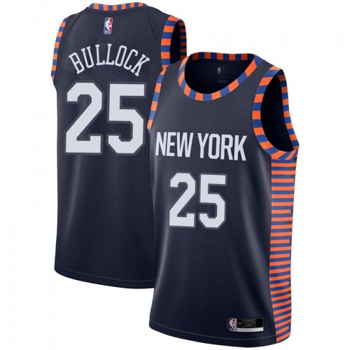 Superior NYK #25 Reggie Bullock 2018 City NBA Swingman Jersey Green -