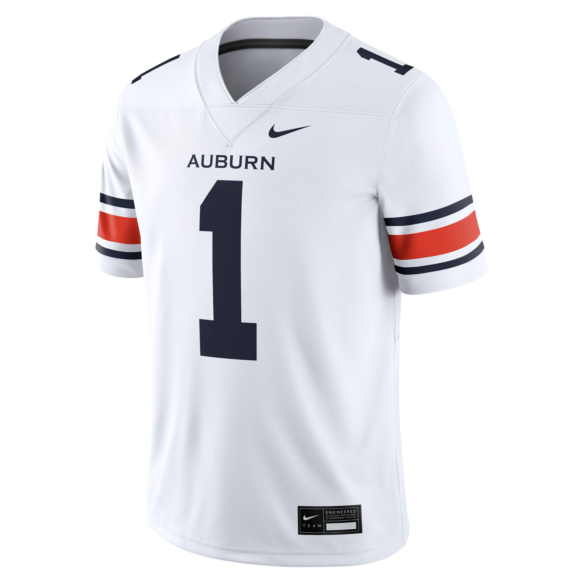 Auburn Tigers Away Football Game 2026 Season Football Jersey - White