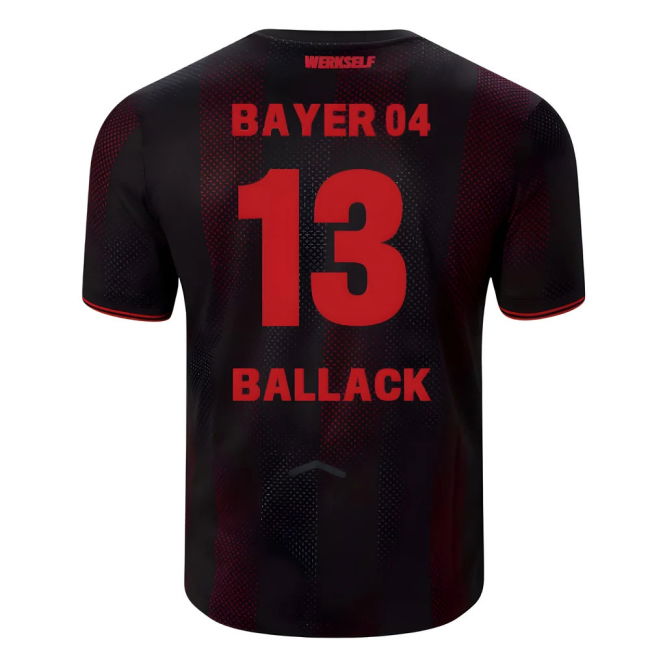 2025-2026 Bayer Home Shirt (Ballack 13) Moisture Wicking