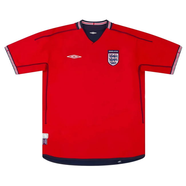 Official England 2002-04 Away Authentic Quality Football