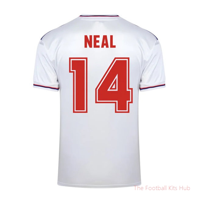 Score Draw England World Cup 1982 Home Shirt (Neal 14)