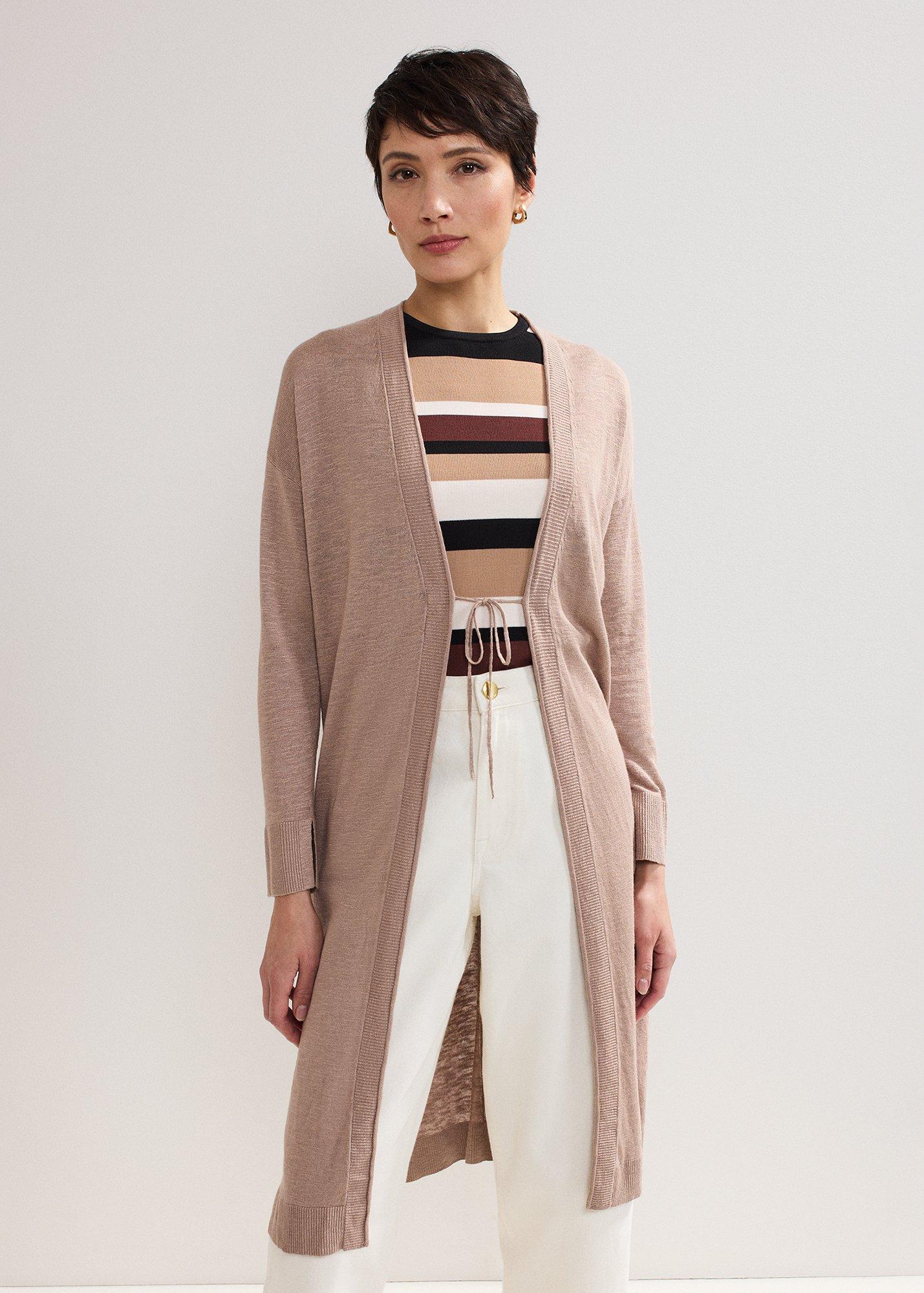 Tasha Linen Longline Cardigan