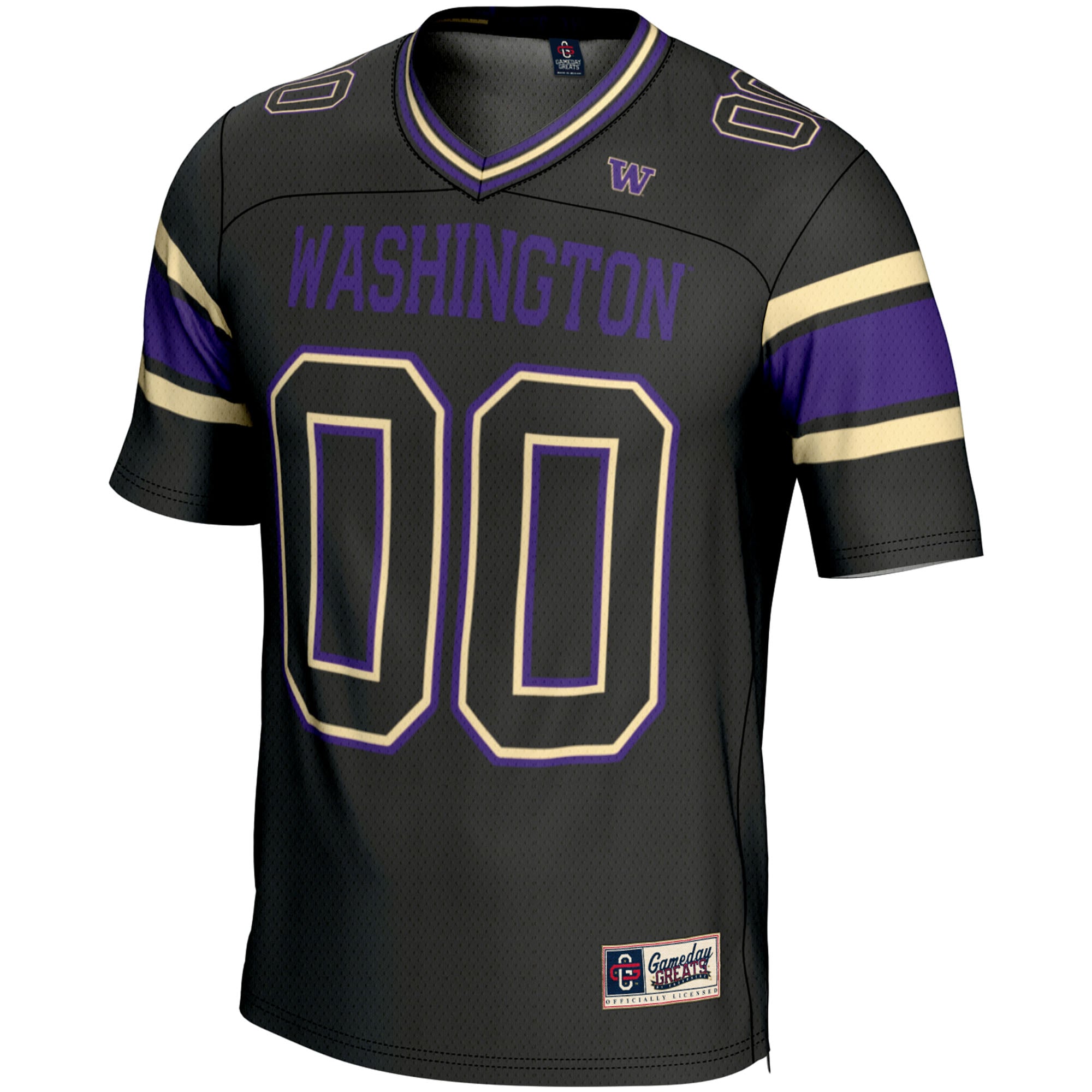 Washington Huskies GameDay Greats NIL Pick-A-Player Football Jersey - Black