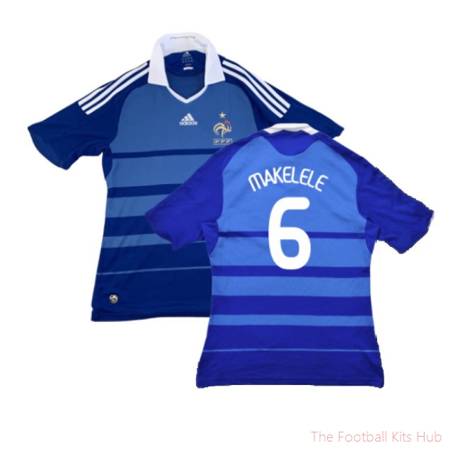 France 2008-09 Home Shirt (Very Good) (Makelele 6)