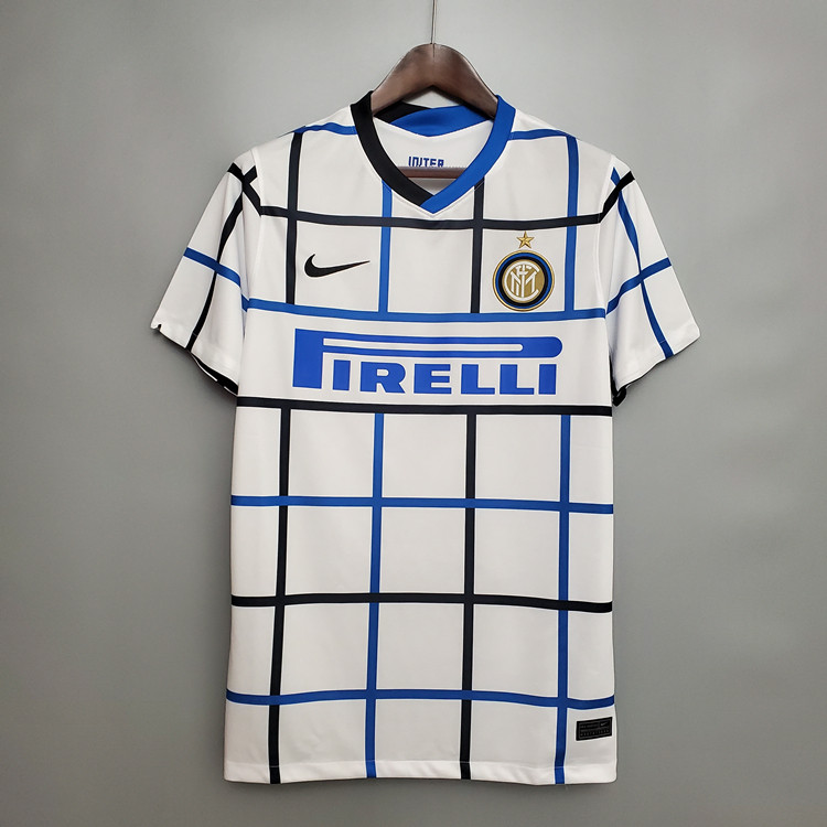 Inter Milan 20-21 Away White Soccer Jersey Football Shirt - Official